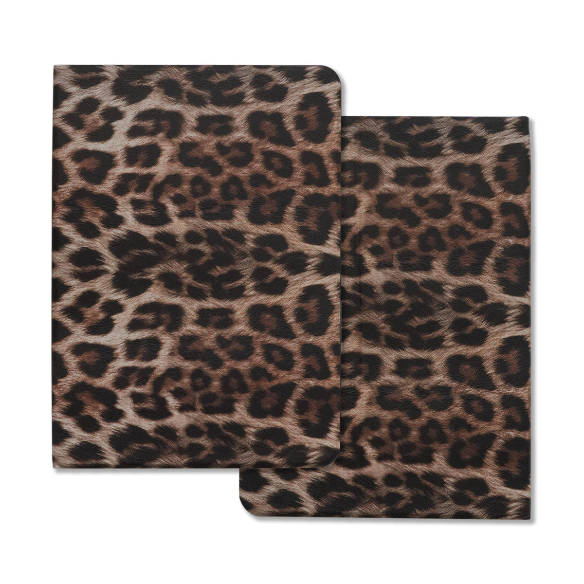 This Is Us Stylish Leopard Print ♾ Textured Leather Pencil Magnetic Slot iPad Case