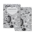 Design Graffiti Notebook Pencil Magnetic Pen Slot iPad Protective Case