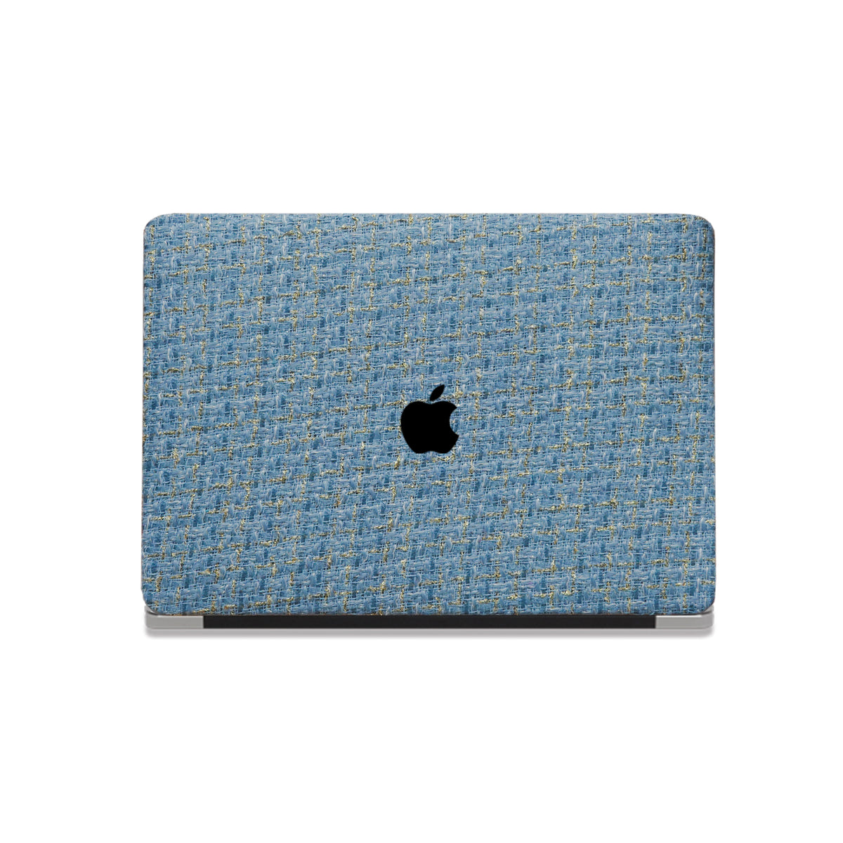 Plain Weave Chanel Style ♾ Sky Blue Yarn Woven Mac Case